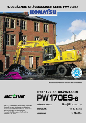 Bageri na kotačima Komatsu PW170-6