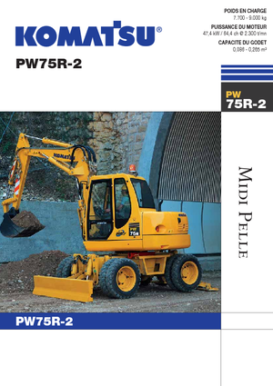 Bageri na kotačima Komatsu PW75 R-2