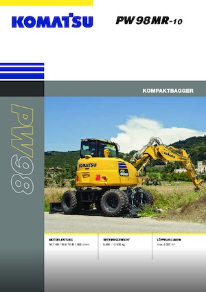 Bageri na kotačima Komatsu PW98MR-10