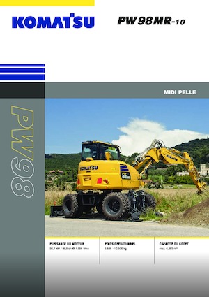 Bageri na kotačima Komatsu PW98MR-10