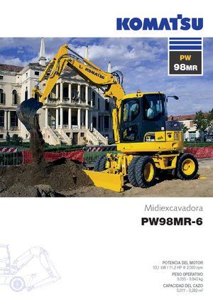 Bageri na kotačima Komatsu PW98MR-6