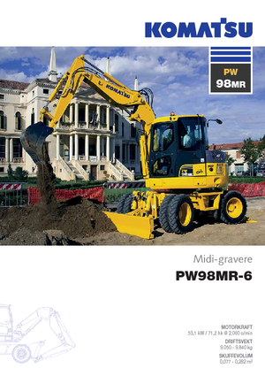 Bageri na kotačima Komatsu PW98MR-6
