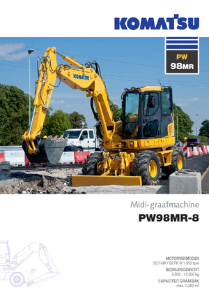 Bageri na kotačima Komatsu PW98MR-8