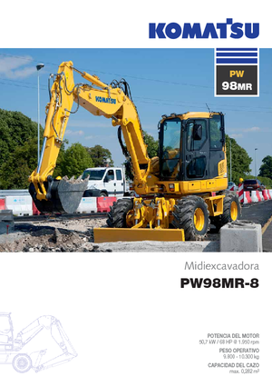 Bageri na kotačima Komatsu PW98MR-8