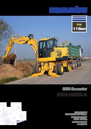 Bageri na kotačima Komatsu PW118MR-8