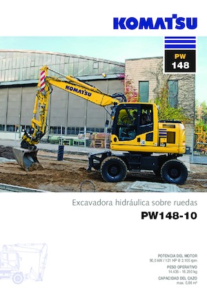 Bageri na kotačima Komatsu PW148-10