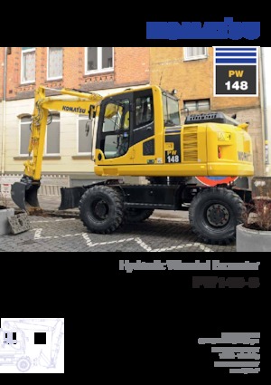Bageri na kotačima Komatsu PW148-8