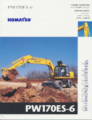 Bageri na kotačima Komatsu PW170-6