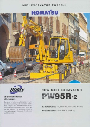 Bageri na kotačima Komatsu PW95 R-2