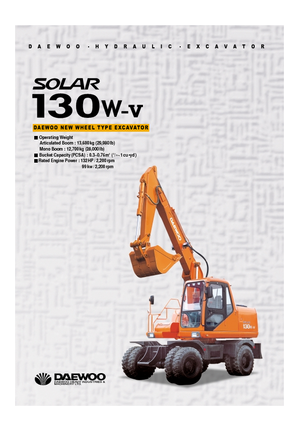 Bageri na kotačima Doosan Solar 130 W-V