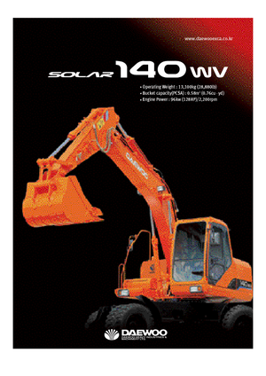 Bageri na kotačima Doosan Solar 140 W-V