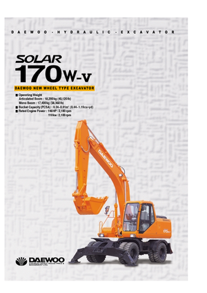 Bageri na kotačima Doosan Solar 170 W-V