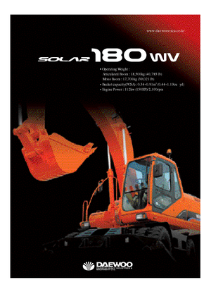 Bageri na kotačima Doosan Solar 180 W-V