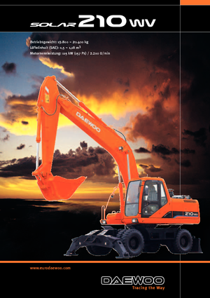 Bageri na kotačima Doosan Solar 210 W-V