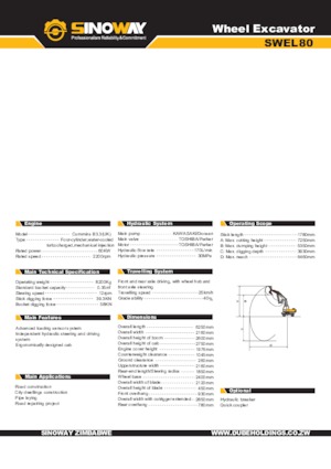 Bageri na kotačima Sinoway SWEL80