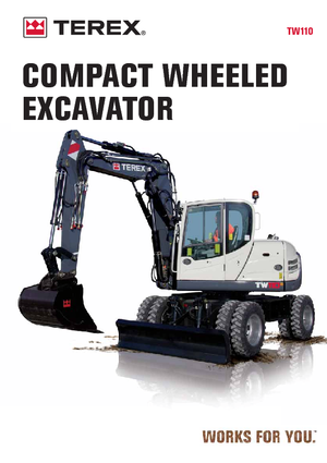Bageri na kotačima Terex TW 110