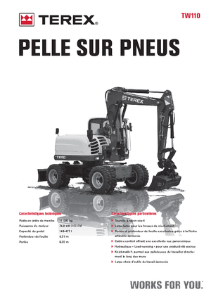 Bageri na kotačima Terex TW 110