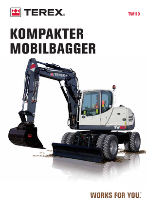 Bageri na kotačima Terex TW 110