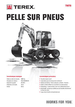 Bageri na kotačima Terex TW 70