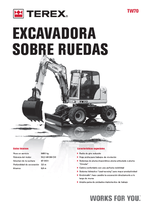Bageri na kotačima Terex TW 70