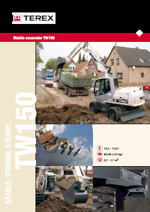 Bageri na kotačima Terex TW150