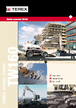 Bageri na kotačima Terex TW160