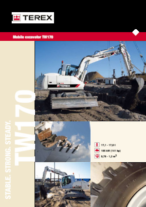 Bageri na kotačima Terex TW170