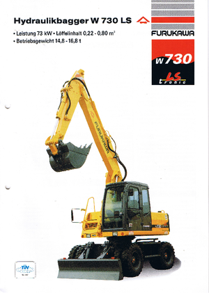 Bageri na kotačima Furukawa W 730 LS-tronic