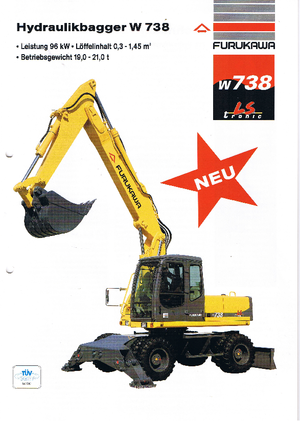 Bageri na kotačima Furukawa W 738 LS-tronic
