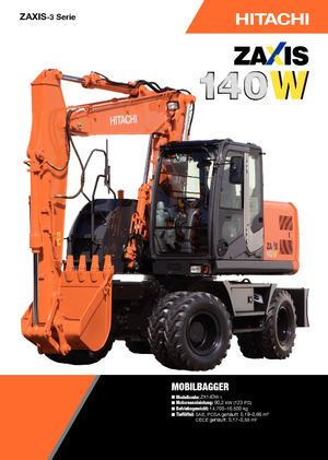 Bageri na kotačima Hitachi ZX 140 W 3