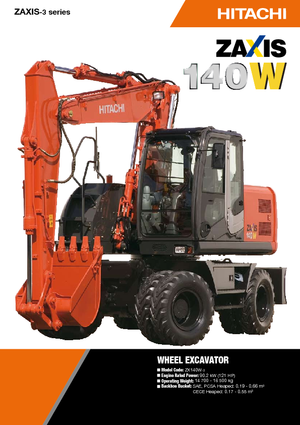 Bageri na kotačima Hitachi ZX 140 W 3