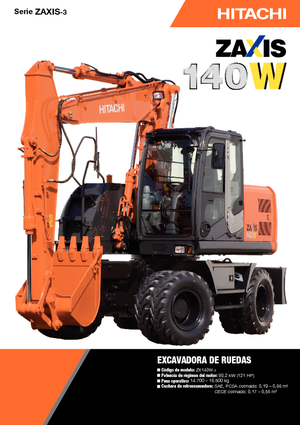 Bageri na kotačima Hitachi ZX 140 W 3
