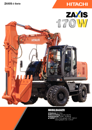 Bageri na kotačima Hitachi ZX 170 W-3