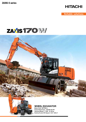 Bageri na kotačima Hitachi ZX170W-5