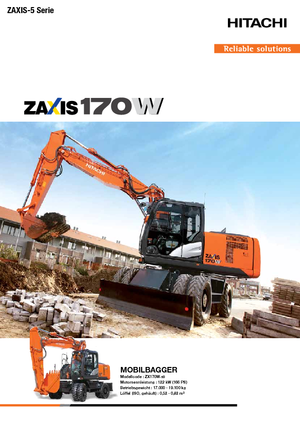 Bageri na kotačima Hitachi ZX170W-5