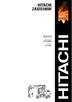 Bageri gusjeničari Hitachi ZX 180 W