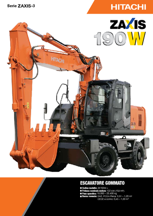 Bageri na kotačima Hitachi ZX 190 W 3