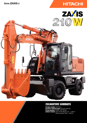 Bageri gusjeničari Hitachi ZX 210 W 3