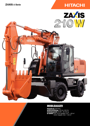 Bageri gusjeničari Hitachi ZX 210 W 3