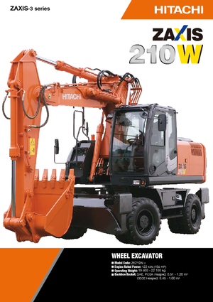 Bageri gusjeničari Hitachi ZX 210 W 3