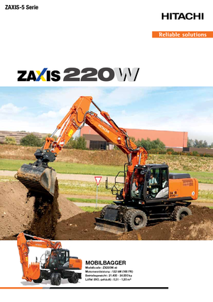 Bageri gusjeničari Hitachi ZX220W-5B