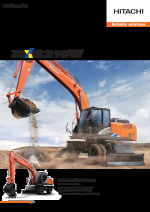 Bageri na kotačima Hitachi ZX210W-5A