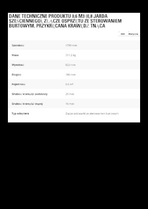 Žlice utovarivača na kotačima Caterpillar 0.6 m3