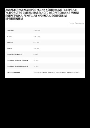 Žlice utovarivača na kotačima Caterpillar 0.6 m3