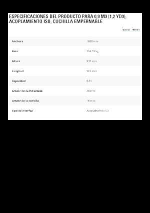 Žlice utovarivača na kotačima Caterpillar 0,9 m3