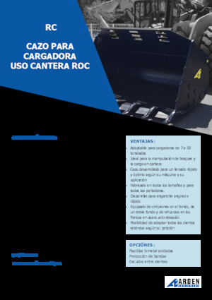 Žlice utovarivača na kotačima Arden L51RC