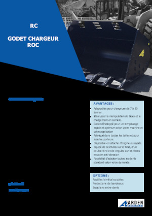 Žlice utovarivača na kotačima Arden L51RC