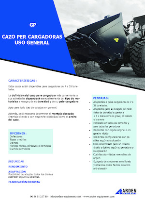 Žlice utovarivača na kotačima Arden L40GP