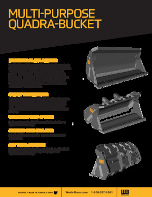 Žlice utovarivača na kotačima Werk-Brau QB821L