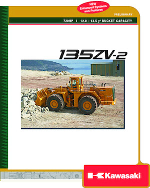 Utovarivači na kotačima Kawasaki 135Z V-2